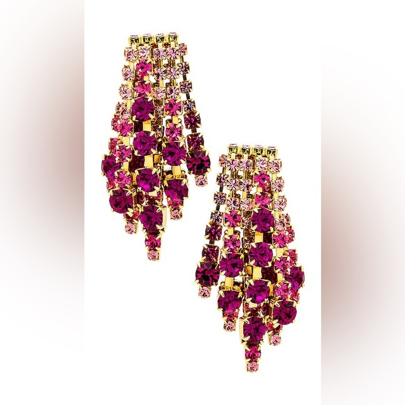 Elizabeth Cole Jewelry - Elizabeth Cole Bette Earrings in Pink